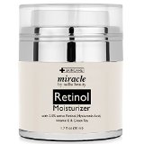 Retinol Moisturizer Cream for Face - with 25 retinol hyaluronic acid and jojoba oil Best night and day moisturizing cream 17 fl oz