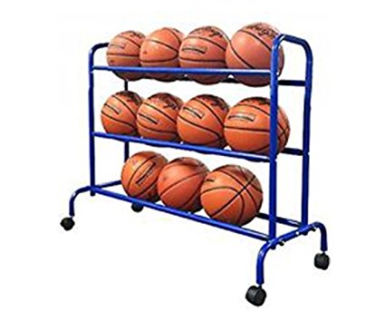 Pearson Portable Basketball Rack | Ball Storage Cart