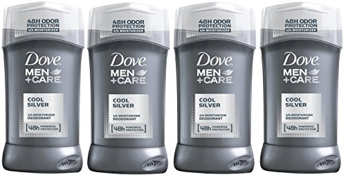 Dove Men Care Cool Silver Deodorant, 3.0 Ounces (Pack of 4)