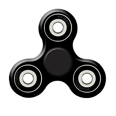 ZAMO Fidget Spinner Toy Stress Reducer - Perfect For ADD, ADHD, Anxiety, Designed for Adults and Children(Black)