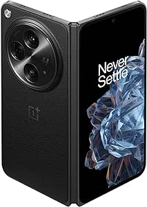 OnePlus Open, 16GB RAM 512GB, Dual-SIM, Voyager Black, US Factory Unlocked Android Smartphone, 4805 mAh Battery, 67W Fast Charging, Hasselblad Camera, 120Hz Fluid Display (Renewed)