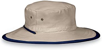 Wallaroo Hat Company Explorer Sun Hat – Natural - UPF 50 , Unisex, Ready for Adventure, Designed in Australia