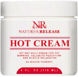 Natures Release Cellulite Hot Cream Treatment for Slimming Supple and Toned