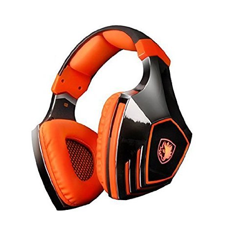 SADES A60 Pro 7.1 Surround Sound Gaming Headsets Stereo PC USB Headphones with Microphone Vibration