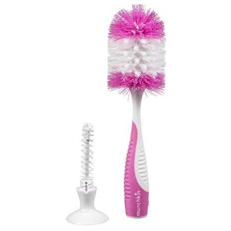 Munchkin Deluxe Bottle Brush - pink