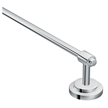 Moen DN0724CH Iso 24-Inch Bathroom Towel Bar, Chrome