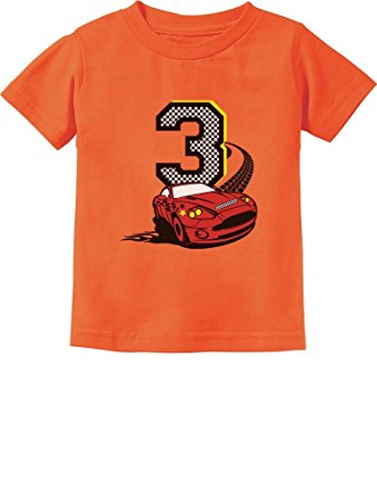 TeeStars - 3rd Birthday 3 Year Old Boy Race Car Party Toddler Kids T-Shirt