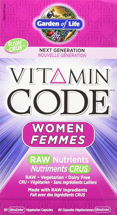 Garden of Life Vitamin Code Raw Women - Next Generation UltraZorbe Vcaps, 60 Count