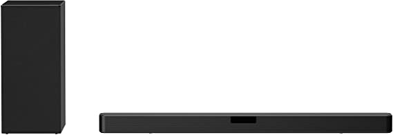 LG SN5Y 2.1 ch 400W High Res Audio Sound Bar with DTS Virtual:X, Black