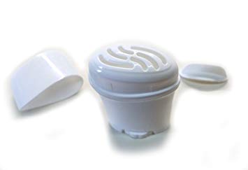 Empty Gel Deodorant Containers - BPA Free Plastic, Twist-up, Top-Fill, Gel squeezes up through slots in the top (6-Pack)