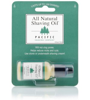 Pacific Shaving Company All Natural Shaving Oil for Men and Women - 05 oz 15ml