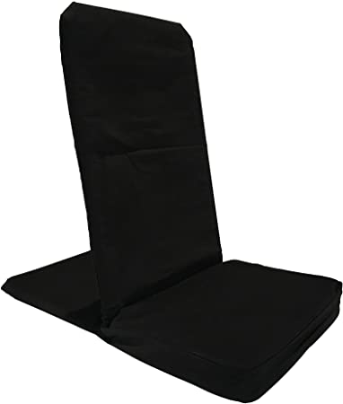 BackJack Floor Chair, Regular, Black