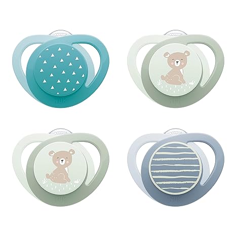 NUK Orthodontic Pacifier, 4-Pack, 6-18 Months