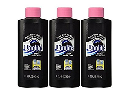 Woolite Detergent Extra Dark Care, 5.5 Ounce, (Pack of 3)