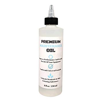 Premium Lubricating White Oil(8oz) for Electric Shavers, Hair Clippers, Hair Trimmers, Straight Razors With Anti-Rust Protection