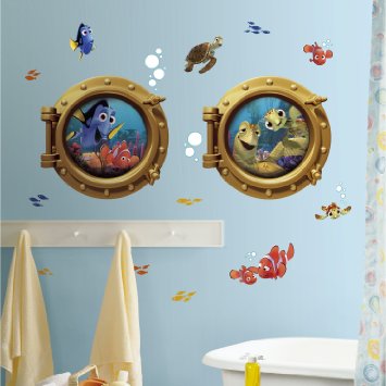 Roommates Rmk2060Gm Finding Nemo Peel  And  Stick Giant Wall Decals