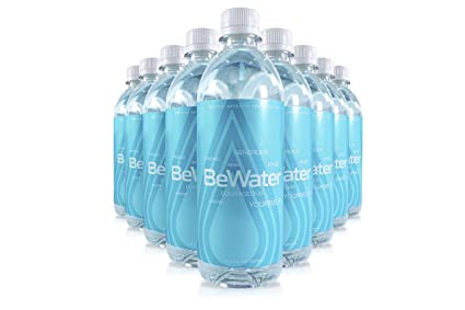 Be Water Artesian (Case of 24) from Natural Alkaline Blue Ridge Mtn Wells & Pure Artesian Springs - Naturally Flowing, Safe Ionized Premium Bottled Drinking Agua Embotellada/ Safe BPA Free Hydration