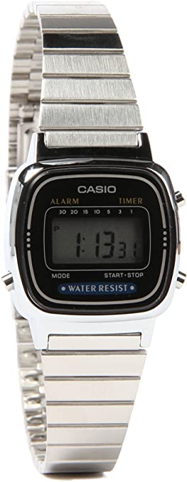 CASIO Small Digital Classic Series Women's Stylish Watch - Silver One Size