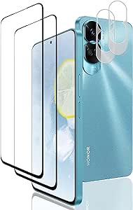 Screen Protector for Honor 90 Lite [3 2 Pack] Tempered Glass [Full Screen Coverage][Bubble Free][Touch Sensitive][Ultra HD][Anti-Scratch] Screen Guard Saver Shield Film