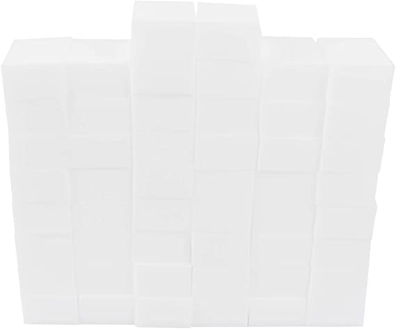 50-Pack 8x5x3cm Cleaning Sponge Melamine Multi-Functional Sponges for Kitchen, Bathroom, Toilet