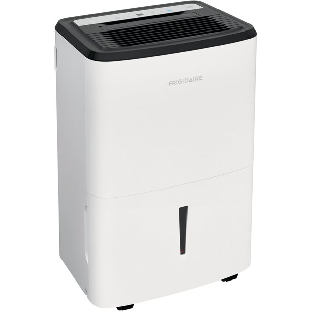 Frigidaire High Efficiency 50-Pint Dehumidifier with Built-in Pump in White