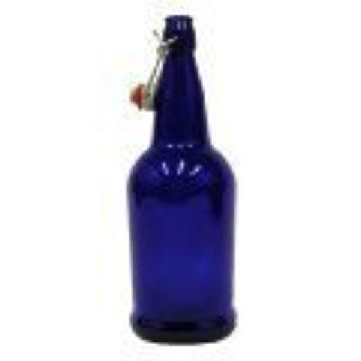 Home Brew Ohio B0064OKW5O FBA_Home-Brew Bottle Cobalt Blue 32 Oz. EZ Cap Beer Case of 12