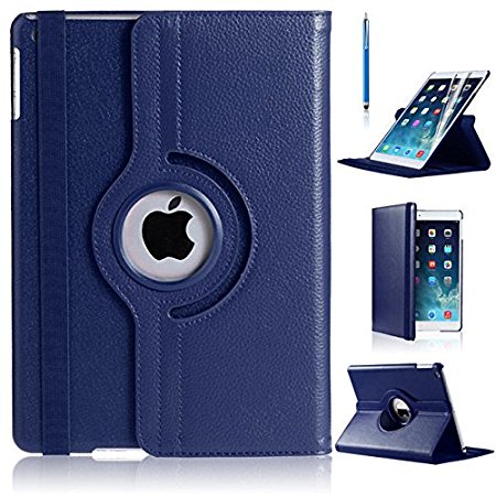 iPro Products Rotating 360 Degree PU Leather Case Cover For iPad 2/3/4 (Not Compatible ipad Model For ipad Mini,Ipad Air,Ipad Air 2,Ipad Pro,)
