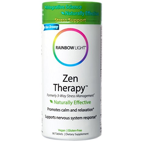 Rainbow Light - Zen Therapy, 90 Count, Stress Management, B-Complex Supplement