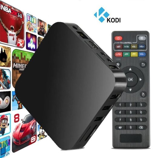 WISEWO Android TV BOX Quad Core Speed XBMC/KODI Amlogic S805 Streaming Media Player Fully loaded HD 1080P Smart Set Top TV Box