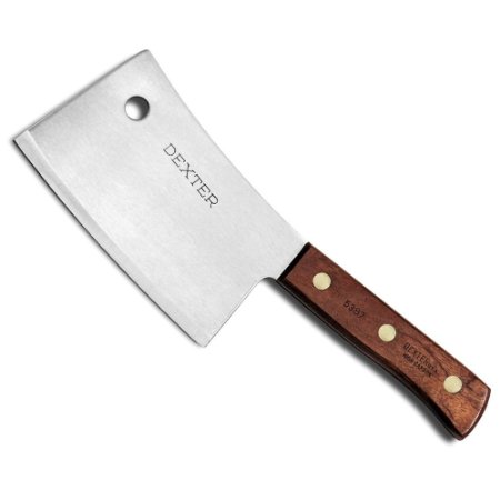 Dexter Russell 5387 7" Stainless Steel Cleaver - Traditional Series