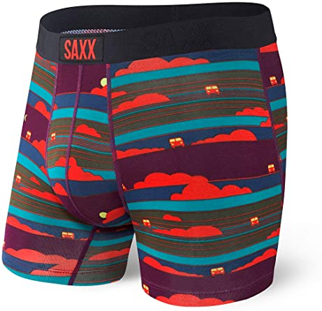 Saxx Men's Underwear - Vibe Boxer Briefs with Built-in Ballpark Pouch Support, Fall 2020