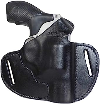 Tactical Scorpion Gear Leather 2 Slot Holster Fits: Taurus 85 605 856 S&W 637/642/437