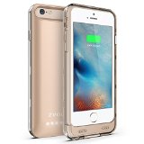 iPhone 6S Battery Case iPhone 6 Battery Case ZVOLTZ ZT6 Series Charger Charging Case for iPhone 6 and 6s 47 Inches 1 Year WARRANTY - Champagne Gold  Clear - 3100mAh Apple MFI Certified - External Protective iPhone 6 Charger Case  iPhone 6 Charging Case Extended Backup Battery Pack Cover Case Fit with Any Version of Apple iPhone 6 aka iPhone 6 Battery Pack  iPhone 6 Power Case  iPhone 6 USB Juice Bank  iPhone 6 Battery Charger