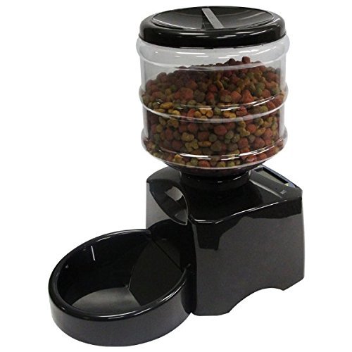 topPets PF-19A Automatic Pet Feeder Perfect Dinner Pet Feeder for Dog and Cat with Portion Control w/ LCD display