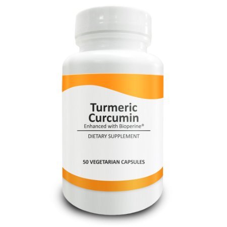 Pure Science Turmeric Curcumin Longa Root 600mg with Turmeric SE 95 Curcuminoids 50mg and BioPerine 5mg for Maximum Absorption - Gluten Free - Natural Anti-Inflammatory and Antioxidant Supplement - 50 Vegetarian Capsules