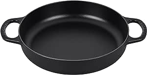 Le Creuset Signature Cast Iron Everyday Pan, 11", Licorice