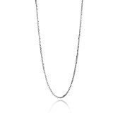 Trusuper Titanium Stainless Steel Cable Box Chain Necklace 14mmsliver 18 - 24 Available