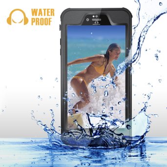 iPhone 6 Plus / 6s Plus Waterproof Case, GearShield Sport 2 Waterproof, Dust Proof, Shock Proof Protective Case Antireflective Optical Lens and Audio Enhancement for High Quality Photos and Sound
