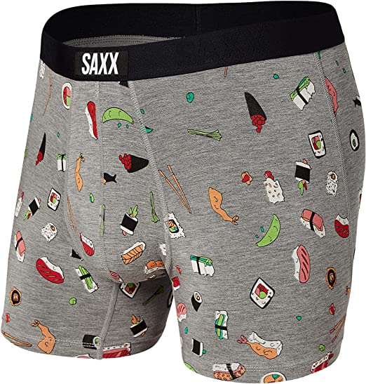 Saxx Men's Underwear - Vibe Super Soft Boxer Briefs with Built-in Pouch Support - Underwear for Men