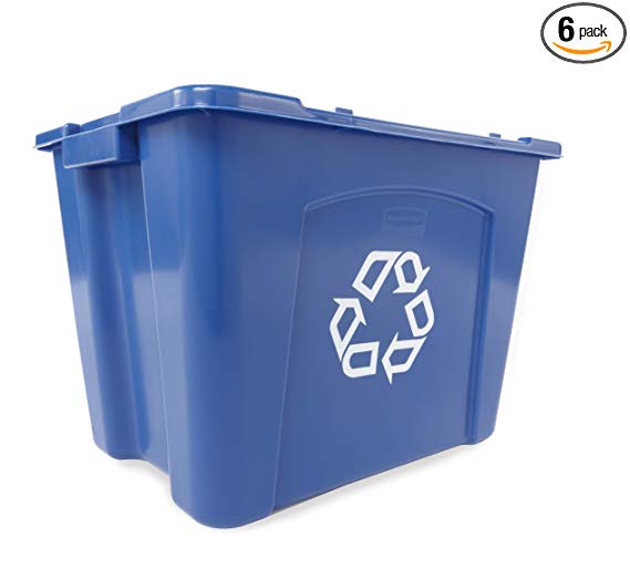 Rubbermaid Commercial FG571473BLUE Recycling Bin