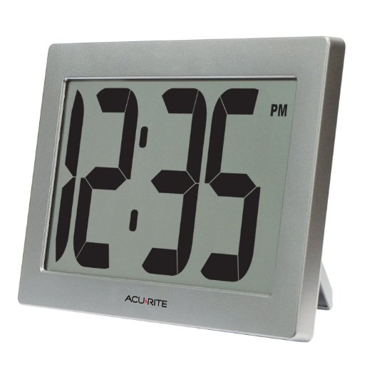 AcuRite 75102 95 Large Digital Clock with Intelli-Time Technology