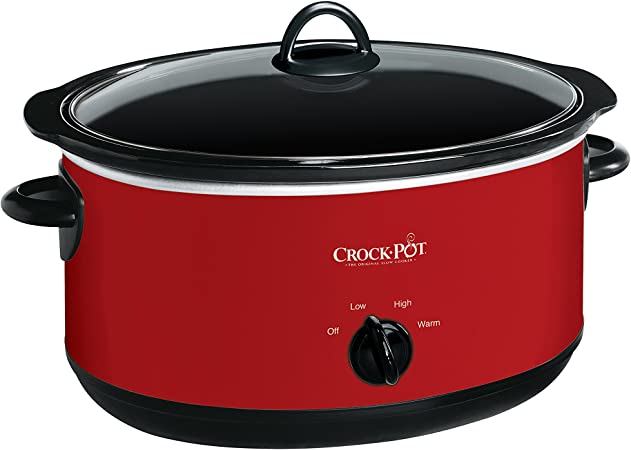 Crock-pot SCV800-R Express Slow Cooker, 8 Quart, Red