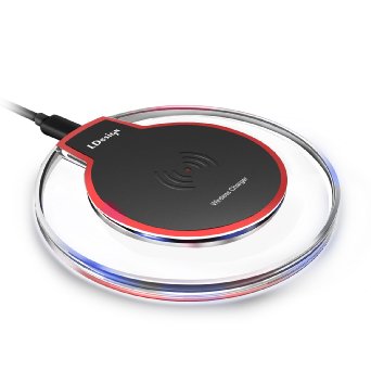 LDesign Wireless Charging Pad Station for Qi-Enabled SmartPhones and Tablets
