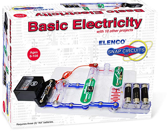 Snap Circuits Electronics Basic Electricity Mini Kit | Build 9 Projects with Snap-Together Electronic Components | 9 Projects | Electronics Exploration Kit | Great STEM Product