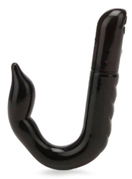 Scorpions Tail 7.5" Prostate Massager - 10 Function, 7.5'', Black