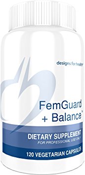 Designs for Health - FemGuard Balance - Hormone   Estrogen Support Formula   DIM   Active Folate   Green Tea Extract   Antioxidants, 120 Capsules