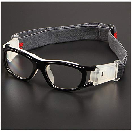 Children Sports Goggles,Kids Basketball Football Sports Anti Shock Collision PC Lens Protective Eye Glasses (Black)