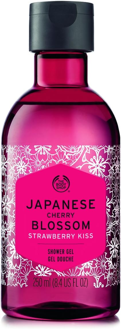 The Body Shop Japanese Cherry Blossom Strawberry Kiss Shower Gel 250ml
