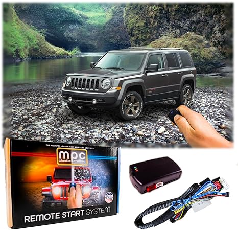 MPC Remote Start for 2007-2017 Jeep Patriot || 100% Plug n Play || Press Fob 3X Lock to Start || Zero Wire Splicing