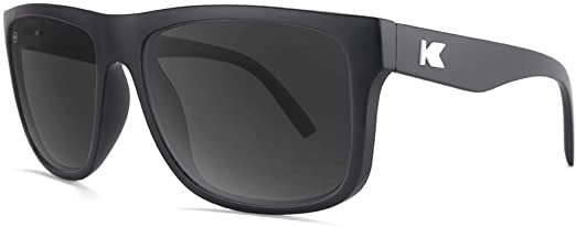 Knockaround Torrey Pines Polarized Sunglasses With Full UV400 Protection For Men And Women, Black Frames/Black Lenses